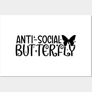 Anti-Social Butterfly Posters and Art